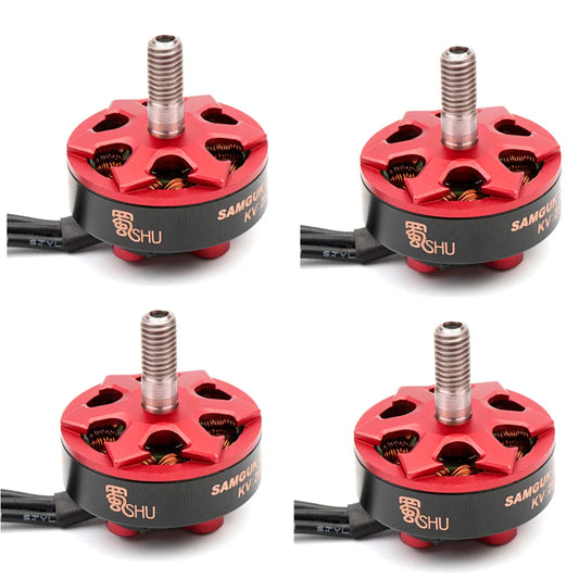 4pcs Samguk Series Shu Brushless Motors – 2306 2500KV (3-4S) & 1750KV (4-6S) for RC FPV Drone Models and Multicopters