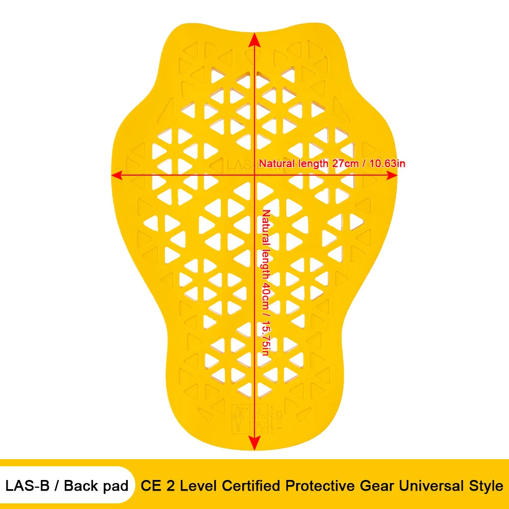 Motorcycle Back Protector Armor – CE Level 2 Certified Body Protection for Motocross, Racing & Motorbike Riding