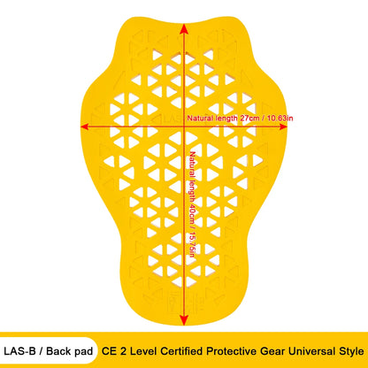 Motorcycle Back Protector Armor – CE Level 2 Certified Body Protection for Motocross, Racing & Motorbike Riding
