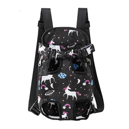 Pet Dog & Cat Carrier Backpack – Camouflage Mesh Outdoor Travel Bag with Breathable Shoulder Straps for Small Pets