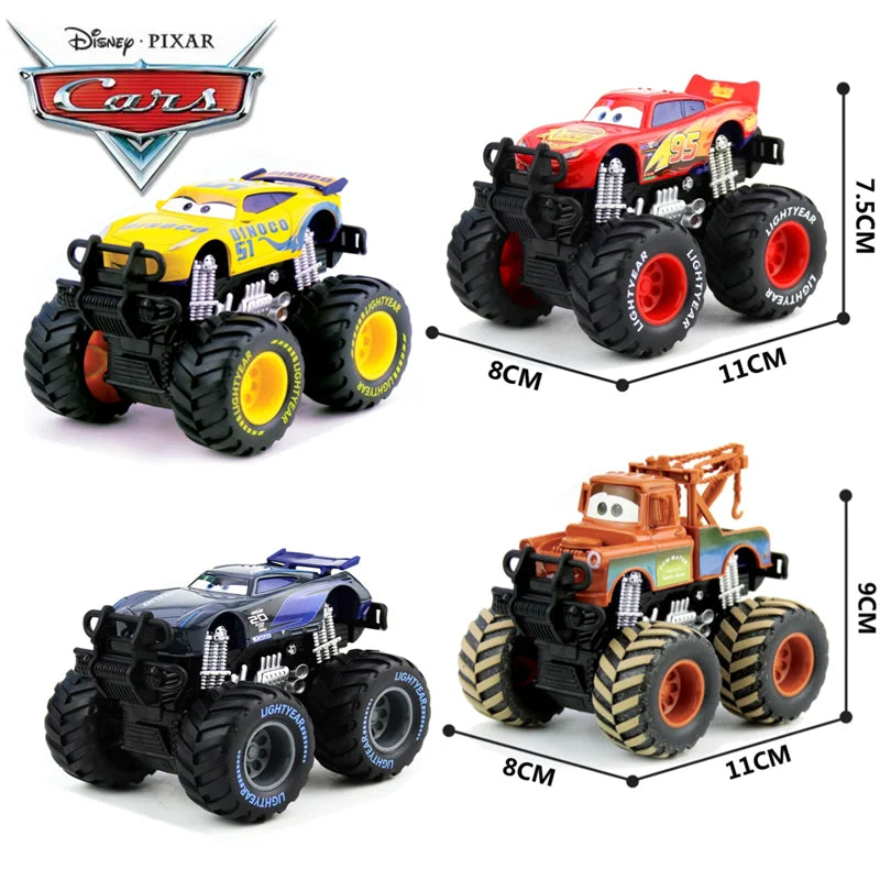Pixar Cars Metal Toy Car Set - Lightning McQueen Jackson Storm Mater Inertial Model Vehicle Birthday Gift For Kids