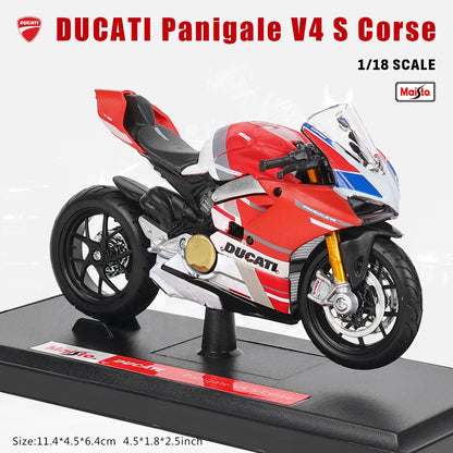 Maisto 1:18 Alloy Motorcycle Model – Yamaha MT-07/MT-10, Ducati, Kawasaki, KTM, Suzuki, BMW