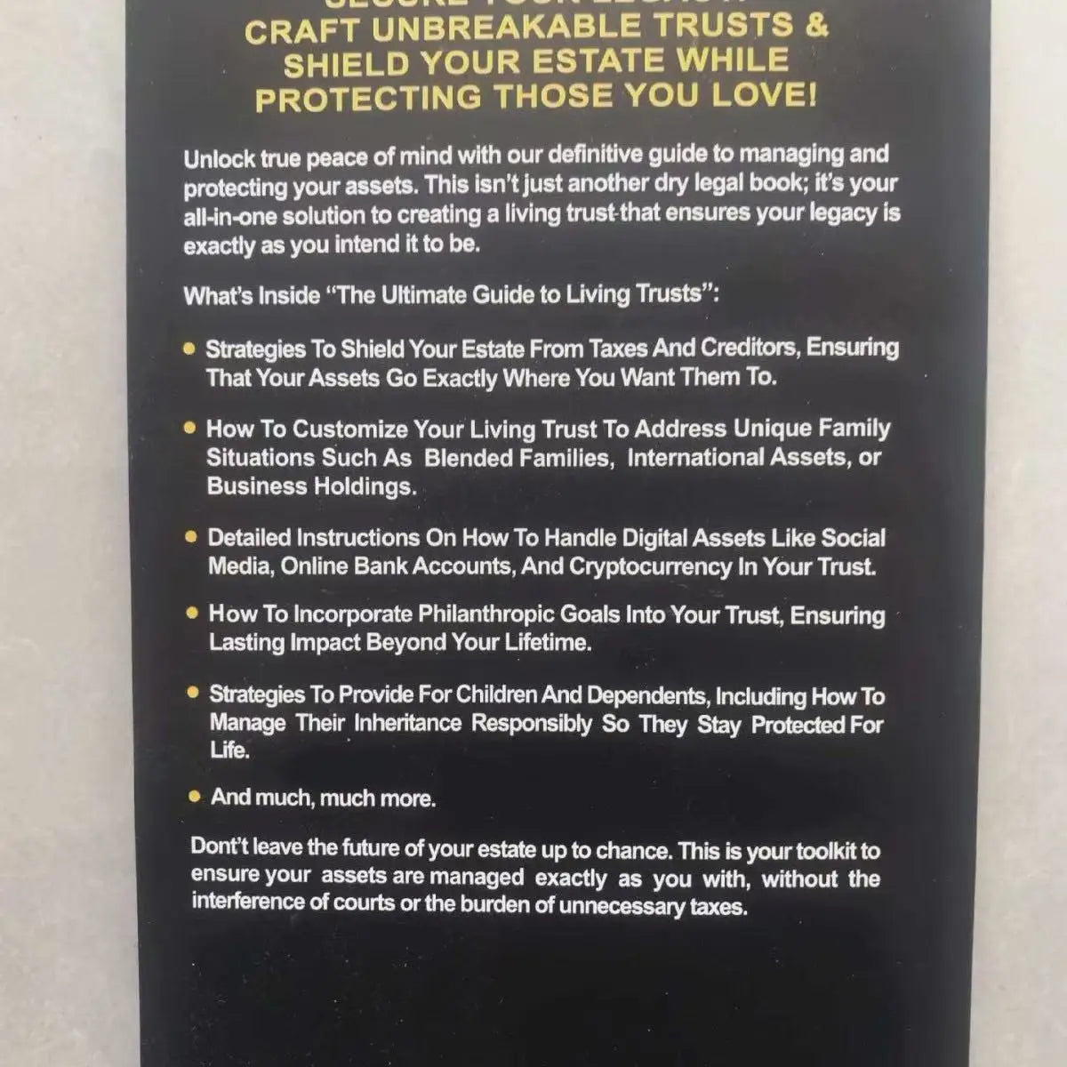 The Only Living Trust Book You’ll Ever Need 2026 Edition - Guide to Creating a Living Trust, Avoiding Probate & Protecting Heirs