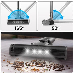 INSE S9 Stick Cordless Vacuum Cleaner - 400W, 30KPa Suction, Up to 55 Mins Runtime, 9-in-1 for Hardwood, Pet Hair, Home and Car