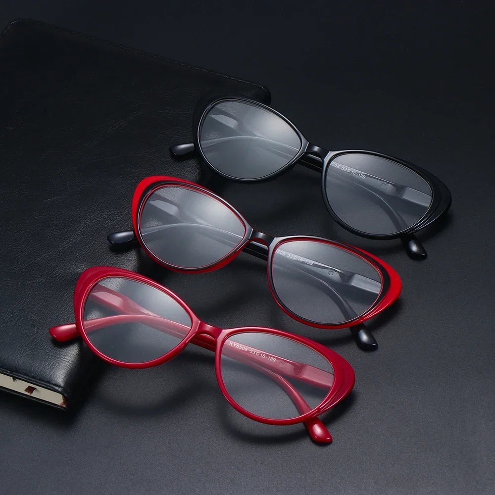 Fashion Cat Eye Reading Glasses for Women & Men – Computer Eyewear for Hyperopia & Presbyopia, Diopter +1.0 to +4.0