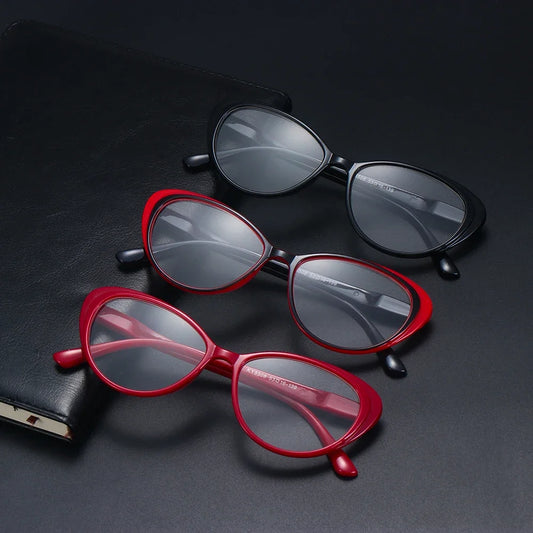 Fashion Cat Eye Reading Glasses for Women & Men – Computer Eyewear for Hyperopia & Presbyopia, Diopter +1.0 to +4.0