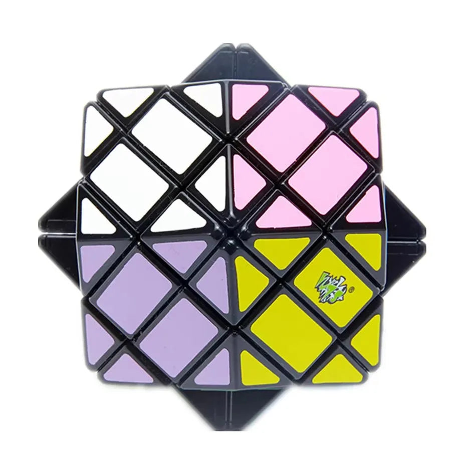 Rhombohedral Dodecahedron Magic Cube - Megaminx Speed Puzzle Educational Brain Teaser