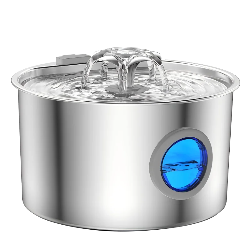 Automatic Cat Water Fountain - Stainless Steel Dog & Cat Water Dispenser with Filter