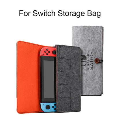 Fashionable Portable Protection: Nintendo Switch Storage Bag - Soft Shockproof NX Case for Gamer Accessories - Stylish Handbag for Game Host Protection