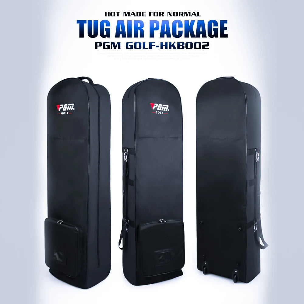 PGM Golf Aviation Bag HKB002 – Foldable Large Capacity Travel Bag with Silent Wheels for Airplane Consignment