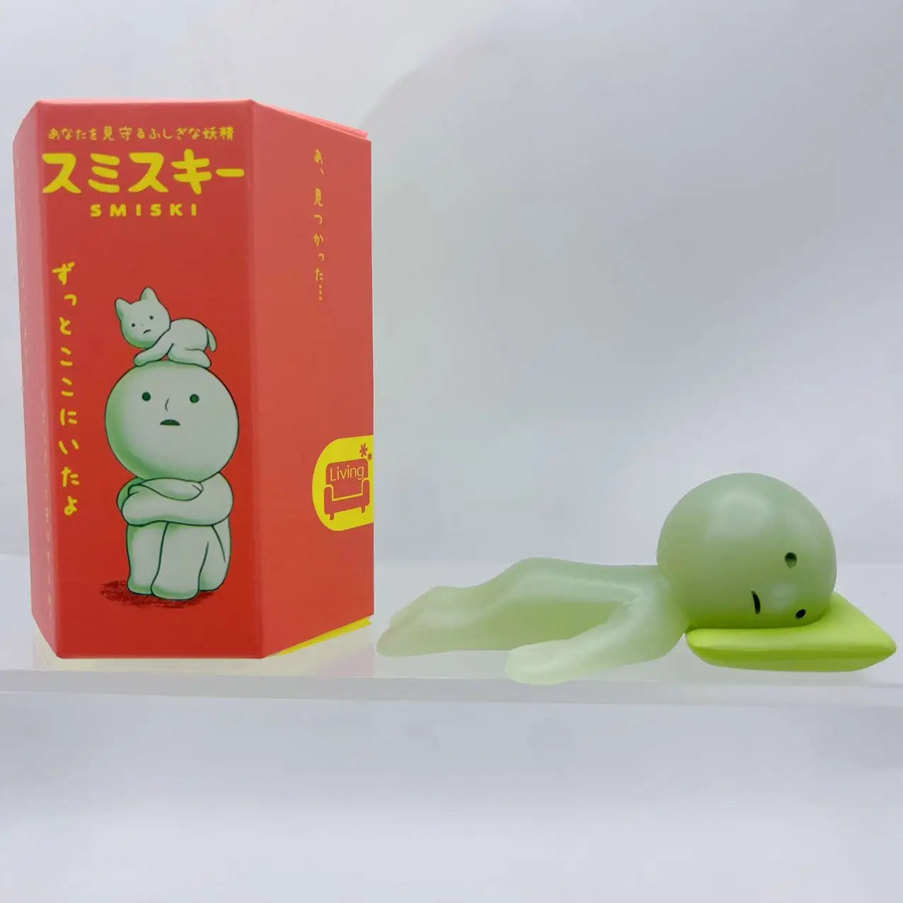 Sonny Angel Smiski Work Series – Mystery Noctilucent Green Doll, Cartoon Action Figures, Desktop Blind Box Model, Gift Toy