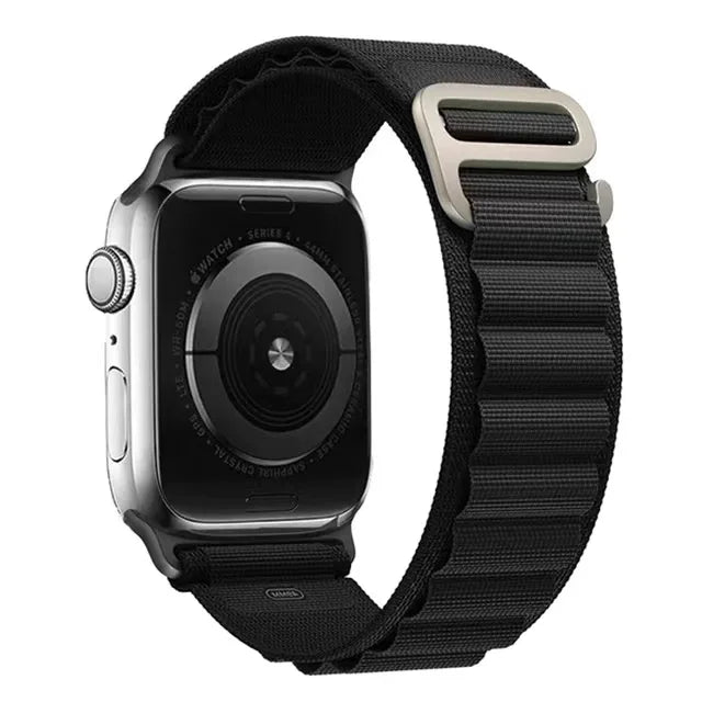 Alpine Loop Nylon Sport Strap for iWatch — Compatible with Series 4–10, 42/46/49mm Bands
