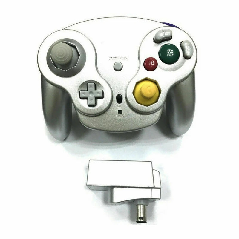 Wireless Gamepad Controller for GameCube – 2.4G Joystick with Adapter, 5 Colors