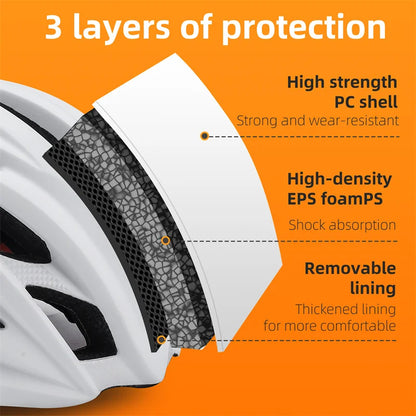 WEST BIKING Ultralight Cycling Helmet - Integrated Molding MTB & Road Bike Helmet for Men & Women