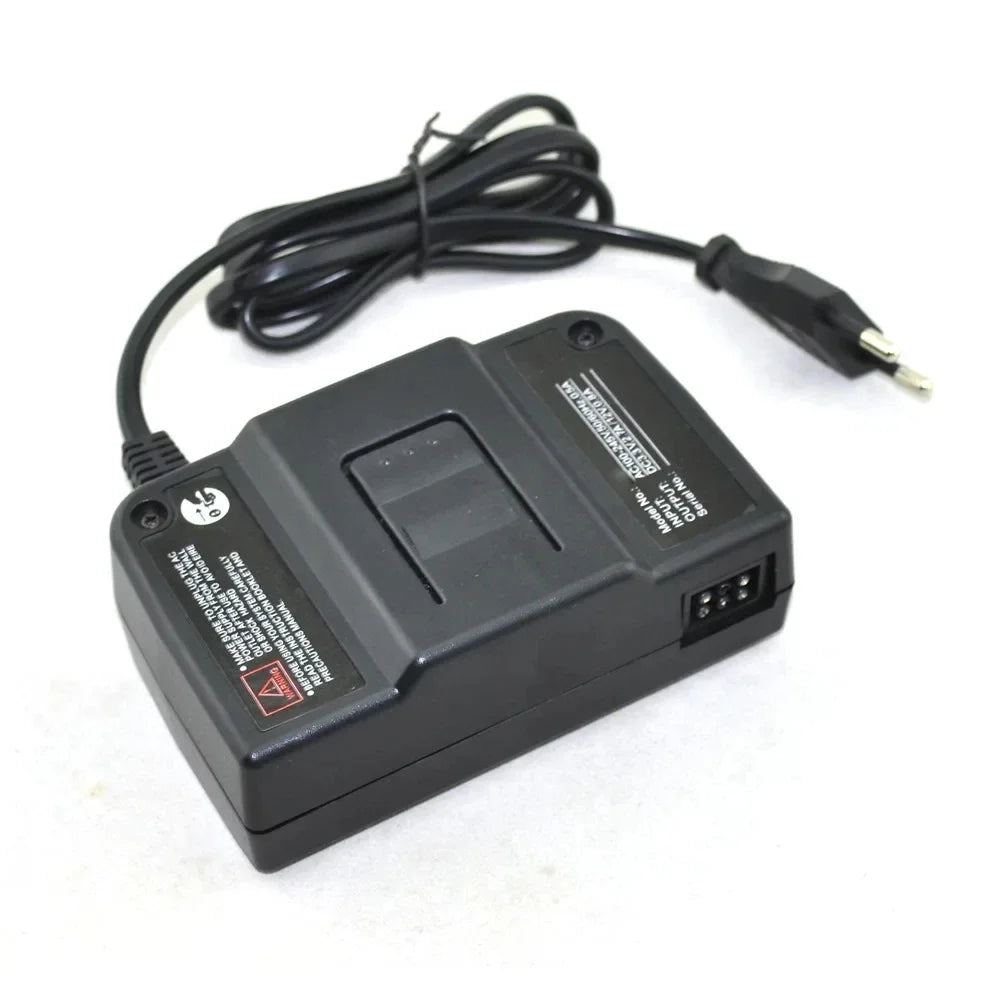 N64 Power Supply & AV Cable – Replacement AC Adapter with Composite Video Cord for Nintendo 64 (US Plug)