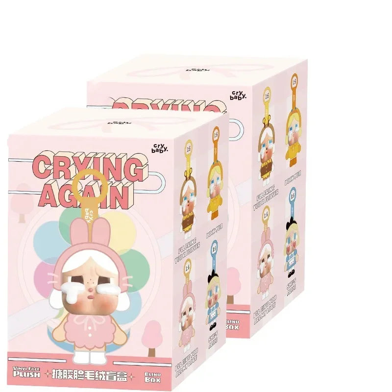 New Genuine Crybaby Crying Again Series Blind Box – Vinyl Face Doll Pendant Keychain Mystery Toy Gift