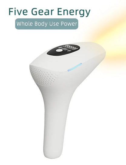Body Bikini IPL Hair Removal Device — 999,999 Flashes Permanent Painless Laser Epilator for Women, Home Use