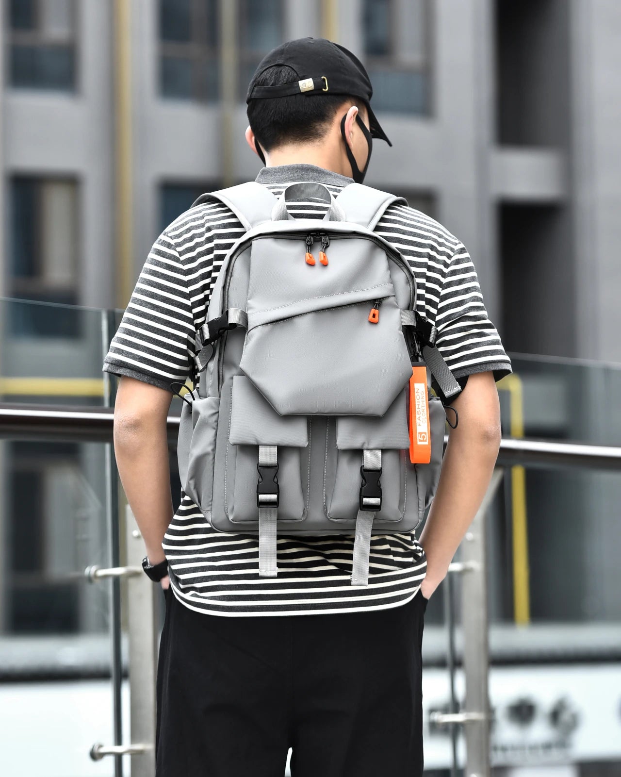 Luxury Men’s Backpack — High-Quality 15.6" Laptop Bag, Waterproof Travel & School Backpack, High-Capacity Fashion Bag