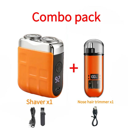 Mini Portable Electric Shaver - Multifunctional Automatic Men's Razor