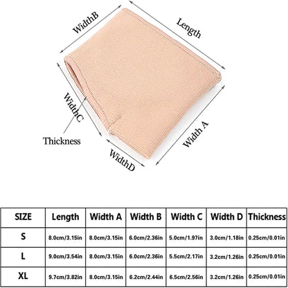 Metatarsal Pads 2pcs: Forefoot Gel Insoles for Ball of Foot Pain Relief - Soft Cushion Support for Women and Men