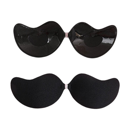 FINETOO Invisible Silicone Nipple Covers - Hypoallergenic Two-Tone Mango Cup Adhesive Bra Patches for Women, 1–15 Pieces