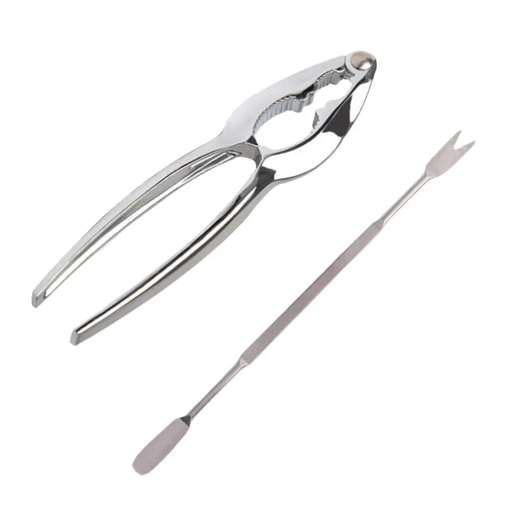 Stainless Steel Crab & Lobster Tool Set – Seafood Forks, Nutcracker & Sheller Kit for Crab Legs and Claws