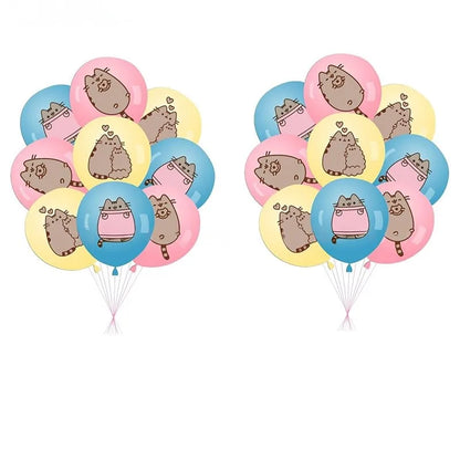 Pusheen Birthday Party Decorations - DIY Balloons, Cake Toppers, Backdrops, and Baby Shower Party Supplies