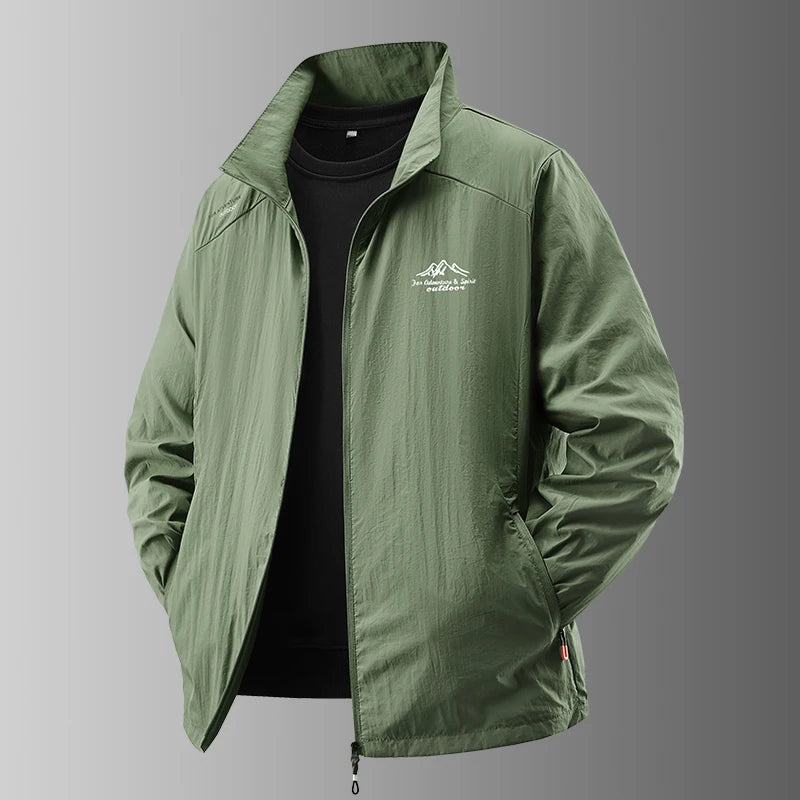 Men’s UV Protection Summer Jacket - Ultra-Light Breathable Sunproof Fishing Coat for Outdoor Activities