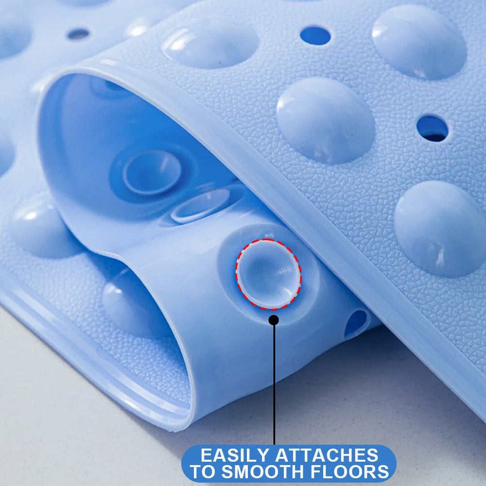 40×100cm Bathroom Non-Slip Mat – Long PVC Bathtub & Shower Foot Massage Mat