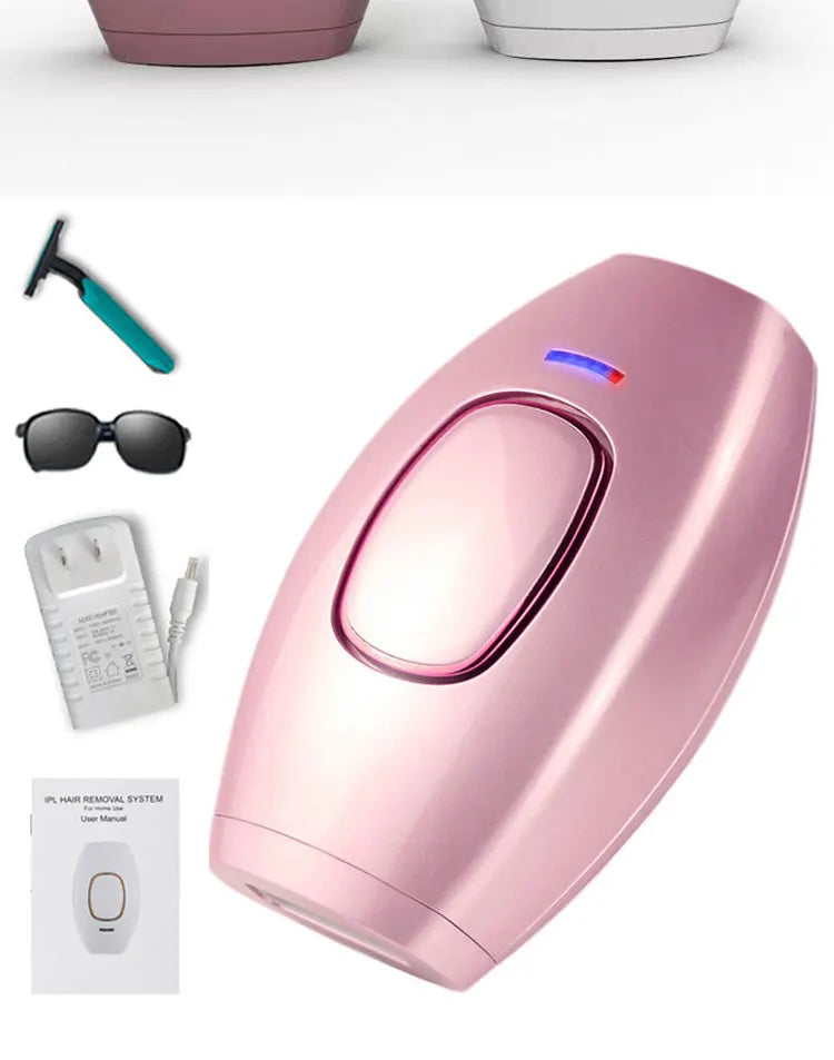 Body Bikini IPL Hair Removal Device — 500,000 Flash Permanent Painless Laser Epilator for Women, Home Use