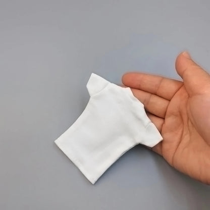 1/6 Scale Black T-Shirt for 12" (30cm) Action Figures — Male & Female DIY Model Accessories