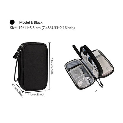 Waterproof Travel Cable Organizer Bag – Portable Digital Storage Pouch for Electronic Accessories
