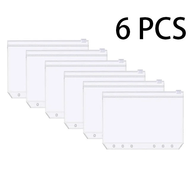 A6 PU Leather Budget Binder Set – Cash Envelopes System, Pockets, Money Organizer, Bill Saving Accessories