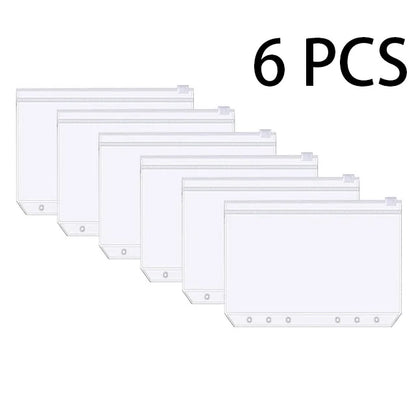 A6 PU Leather Budget Binder Set – Cash Envelopes System, Pockets, Money Organizer, Bill Saving Accessories