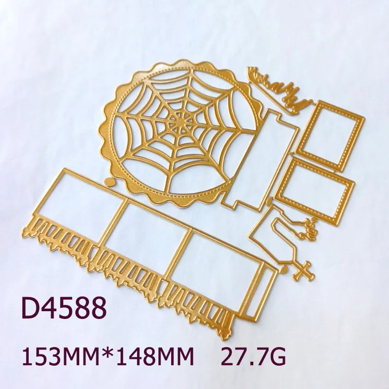 Halloween Pumpkin Basket Cutting Dies - DIY Metal Stencils for Scrapbooking, Cards & Paper Crafts