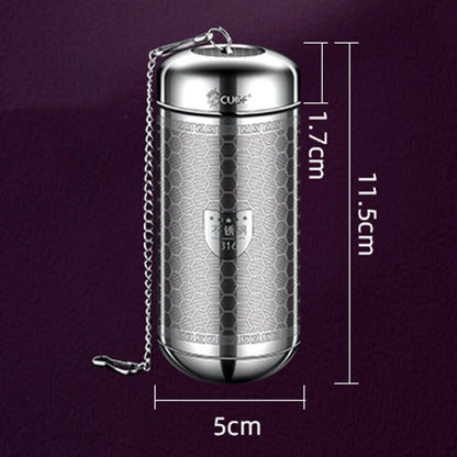 Stainless Steel Tea Infuser & Spice Strainer - Locking Mesh Ball Filter for Tea & Seasoning