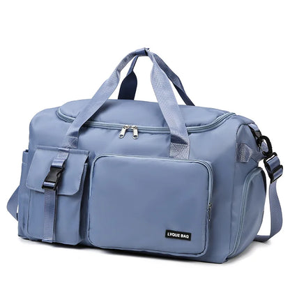 Women’s Sports Gym Bag – Dry & Wet Compartments Shoulder Crossbody Travel Duffel for Swimming, Fitness & Outdoor Use