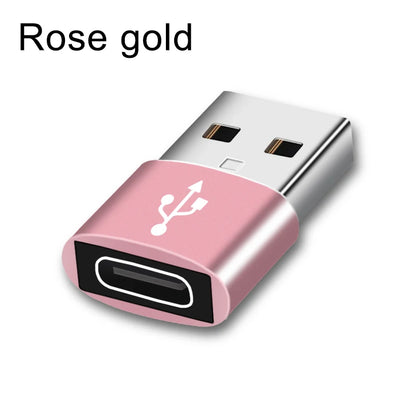 USB C 3.0 Adapter - Type C Male to USB 2.0 Female Converter for Mobile Phones, PC Laptops & Devices