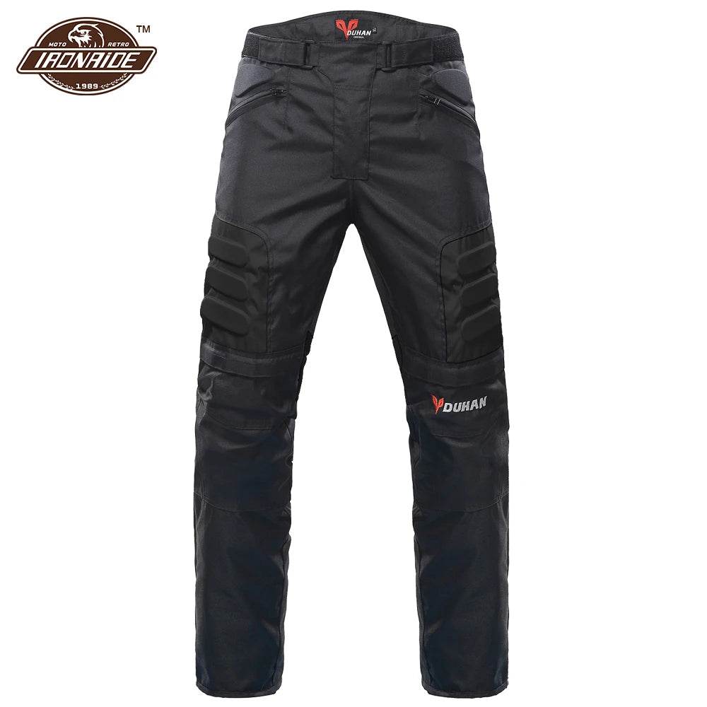 DUHAN Windproof Motocross Jacket & Pants for Men – Wear-Resistant Motorcycle Gear with Body Armor, Winter Moto Clothing