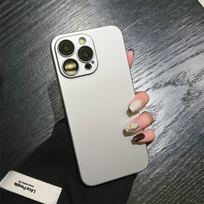 Matte Armor iPhone Case - Rugged Slim Plastic Cover with Camera Protection for iPhone 11–18, Air, Plus & Pro Max Models
