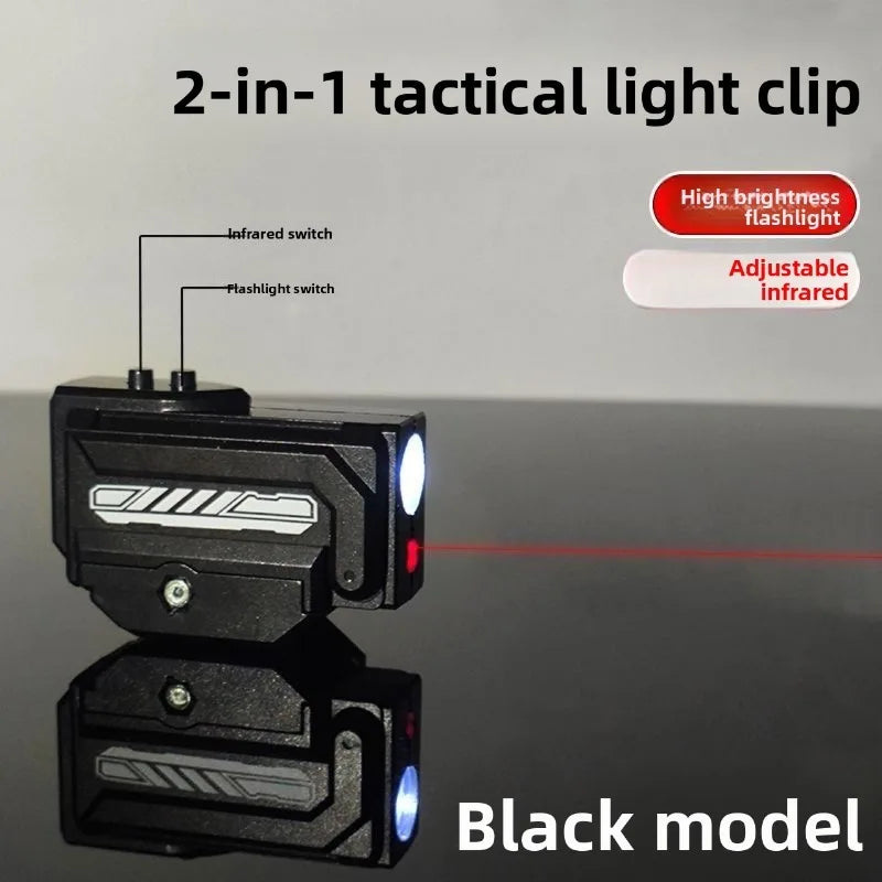 Universal 20mm Rail Toy Accessories - Under Mounted Transmitter & Flashlight Attachment Set