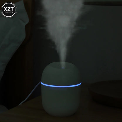 220ML Mini Aroma Oil Diffuser - USB Essential Oil Atomizer, Electric Air Humidifier with LED Night Lamp for Home, Car, Office