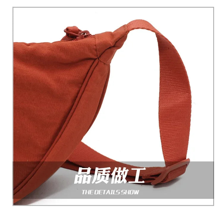 Casual Nylon Hobo Crossbody Bag for Women – Shoulder, Half Moon, Tote Travel Shopper & Purses