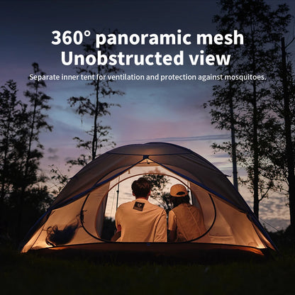 Naturehike 2-3 Person Camping Tent – Waterproof, UPF50+ Ultralight Outdoor Shelter for Hiking, Trekking & Sun Protection