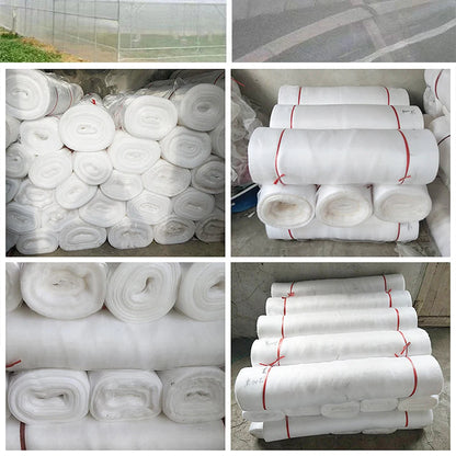 White 60 Mesh Garden Insect Netting – Greenhouse Protection Cover for Plants, Vegetables, Pest & Bird Control