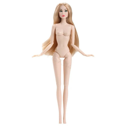 32cm 1/6 BJD Supermodel Doll – European & American Fashion DIY PVC Nude Doll Girl with Makeup