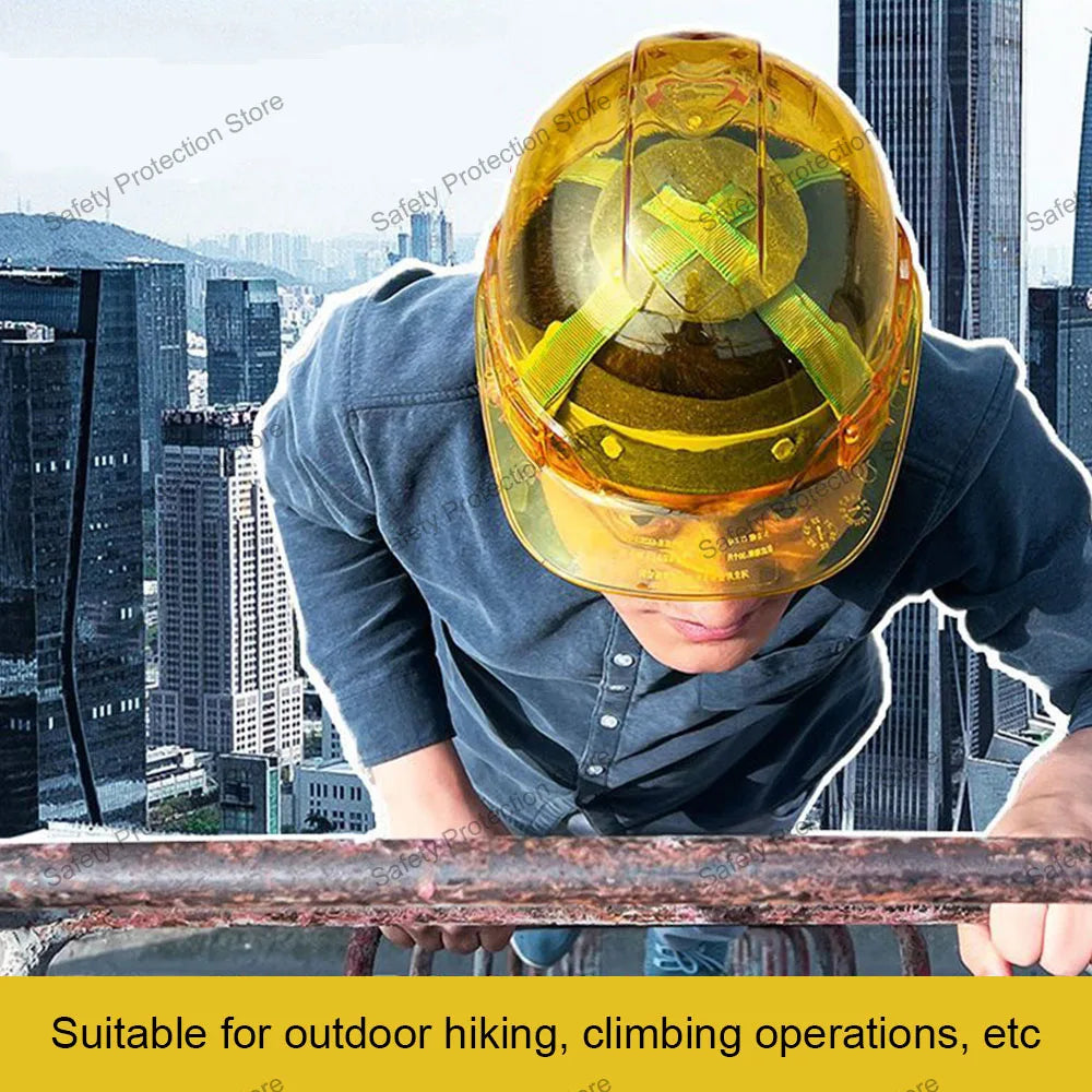 Construction Safety Helmet - Vented Protective Hard Hat for Climbing, Outdoor & Workplace Use
