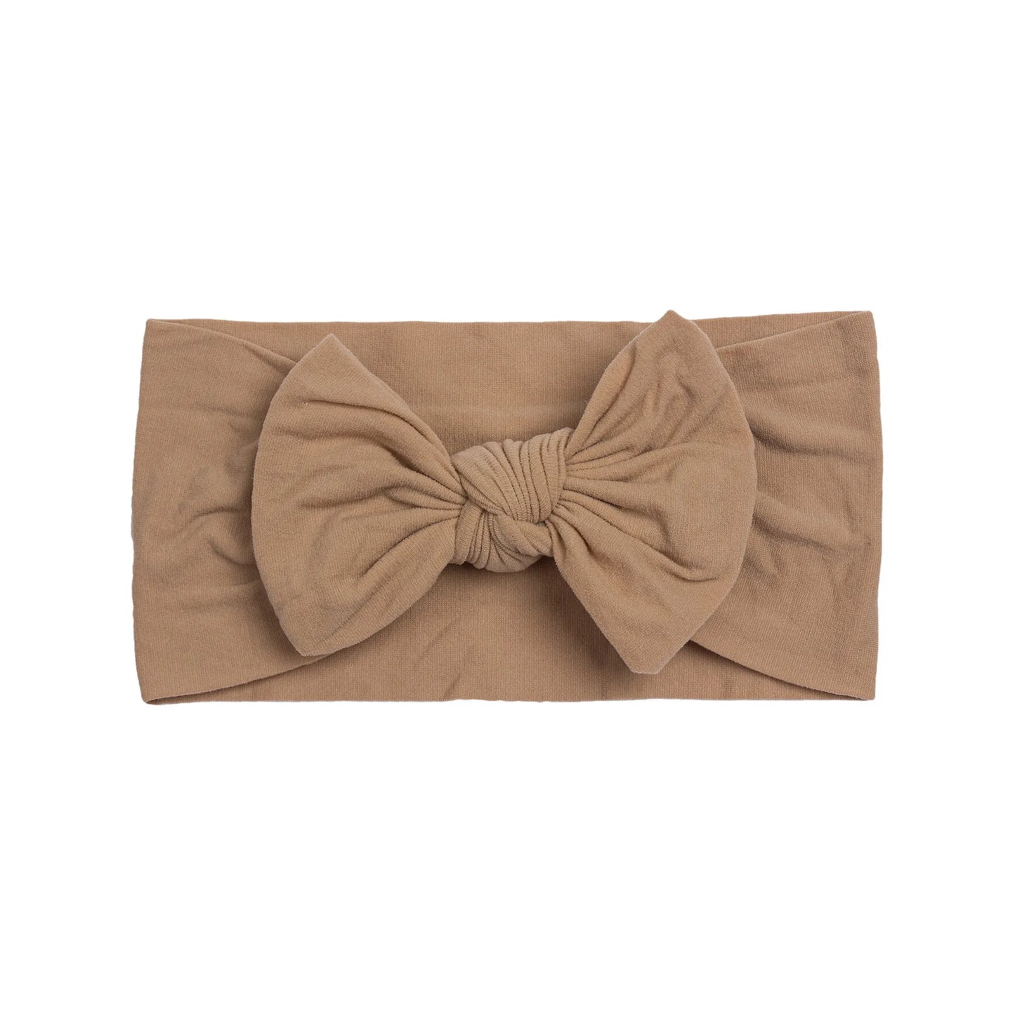 Baby Girls Rabbit Ear Bow Headband – Soft Knot Hairband for Newborns, Infants & Toddlers Photo Props