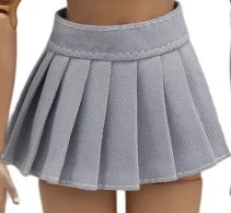 1/6 Barbie Doll Clothes – 30cm Simple Short Skirt & Vest Daily Wear Accessories