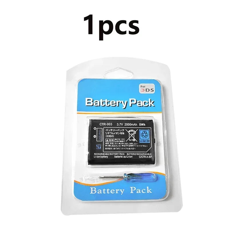 CTR-003 2000mAh 3.7V Battery - Lithium Replacement Battery for Nintendo 3DS, New 3DS & 2DS Game Consoles